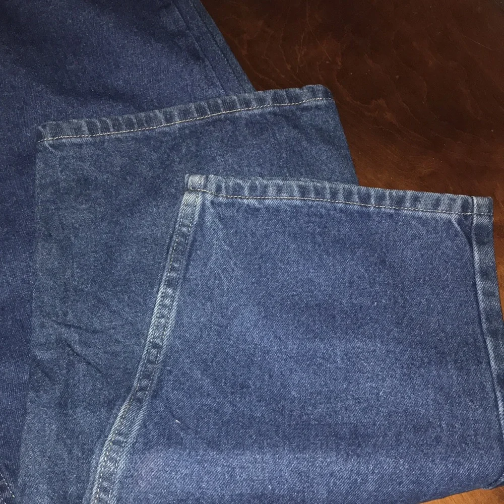 Wrangler Men’s Relaxed Fit 44 by 30 Denim Blue Jeans